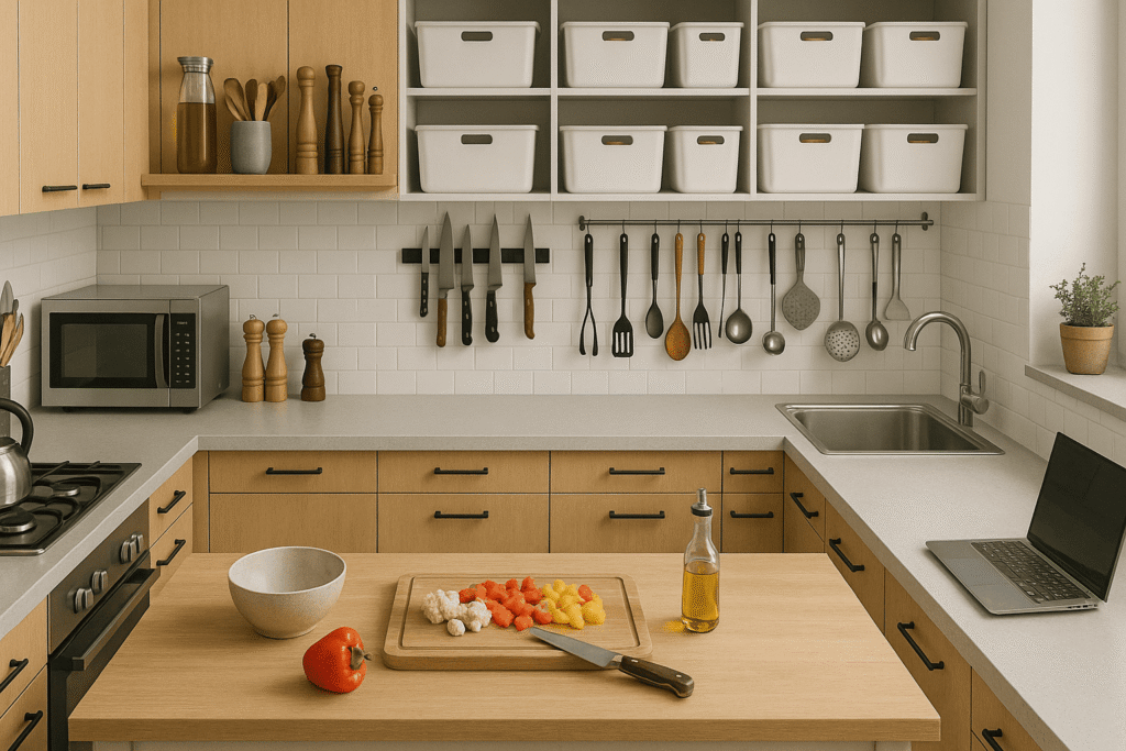 cuisine aménagement et rangement